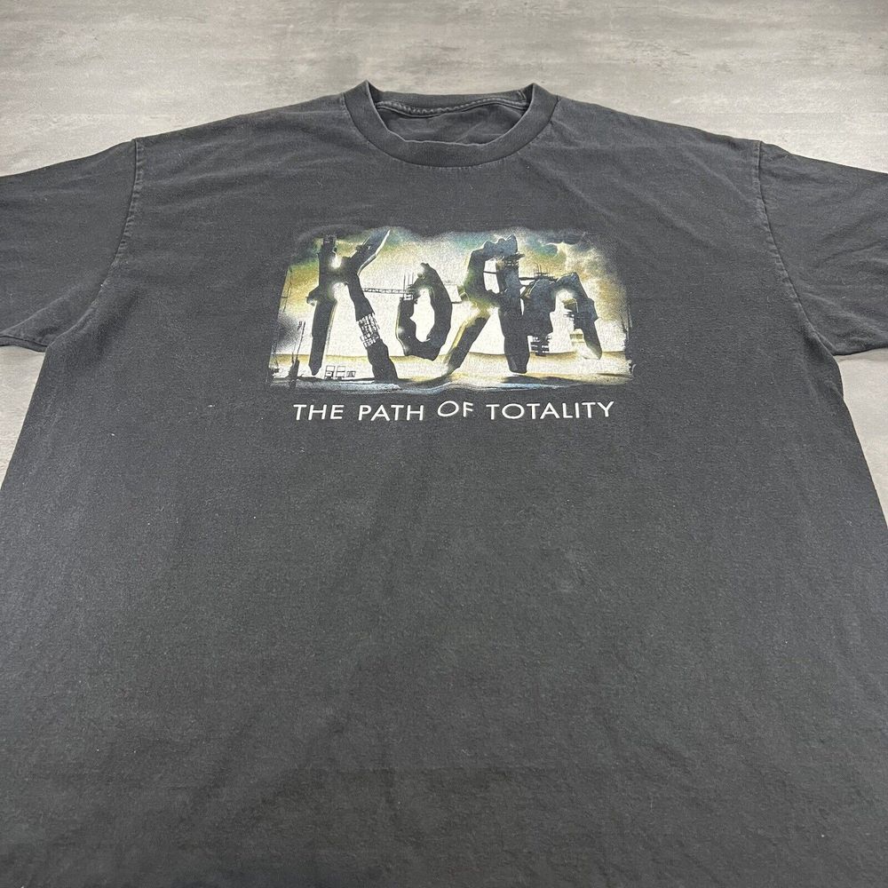 Korn Band Shirt Adult XL Black NuMetal Rock Concert Merch‎ Path To Totality Tour